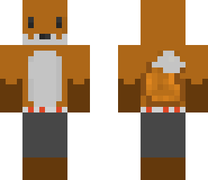 fox with pants