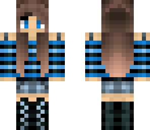 cute blue girl 8d