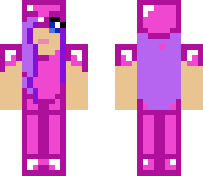 girl in a pink armor