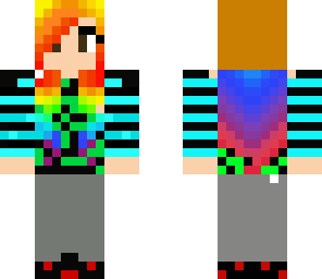 rainbow girl