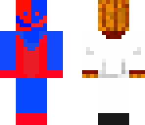bluered pumkin dude
