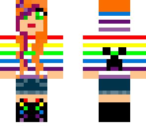 ginger rainbow hoodie