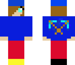 blue miner girl