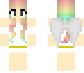 pretty rainbow angel who is just died