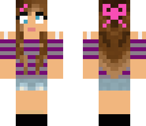 girl from blow you up minecraft parody
