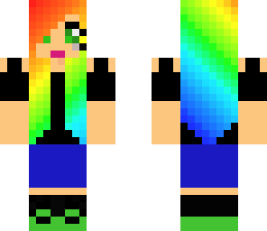 rainbow girl