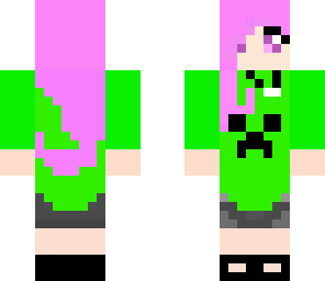 creeper hoodie girl