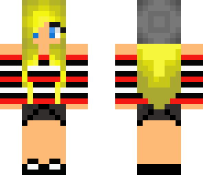 blonde stripey girl xx