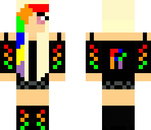 rainbow girl