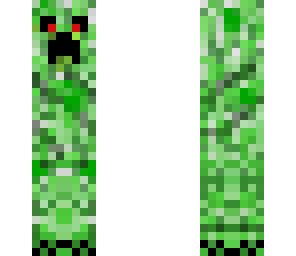 creeper with red eyes