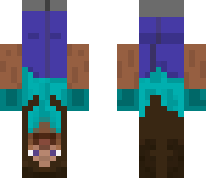 upside down girl