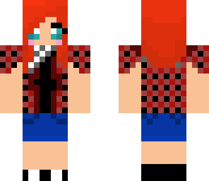 plaid ginger girl