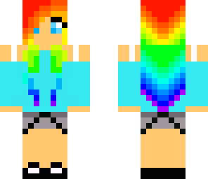 rainbow girl edit