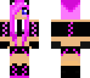 pink hair girl