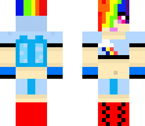 rainbow dash human girl