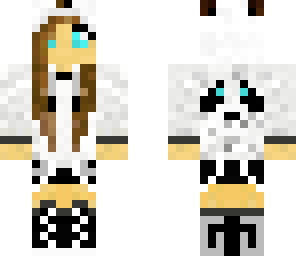 panda girl from the skin editor