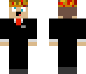 tux guy with flames on his head v2
