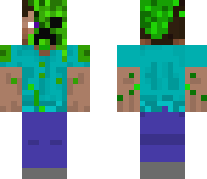 creeper infested steve