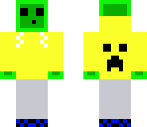 yellow creeper hoodie slime