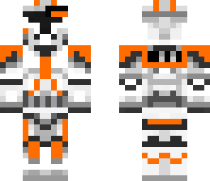 tactical orange clone trooper