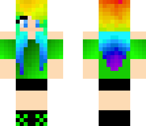 rainbow girl