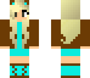 blue and brown panda