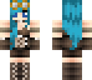 blue hair