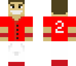 red baseball player
