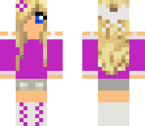 girl in purple