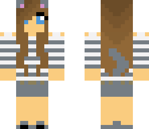 gray cat girl