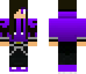 purple hood girl