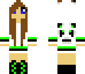 lime panda girl