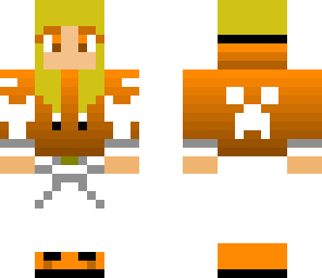 orange hood girl