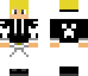 white and black hood guy