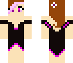 purple cloud girl little black dress