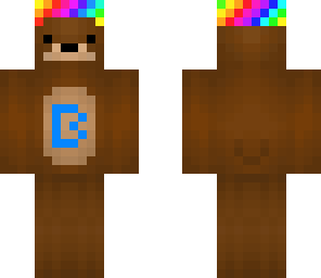 bear with rainbow helmet