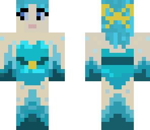 icy snow girl