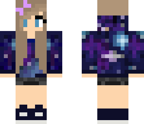 brunette galaxy girl