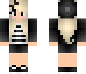 edited blonde girl