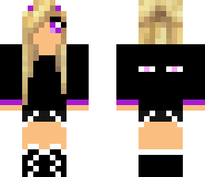 ender girl with cat ears