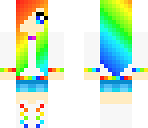 rainbow girl