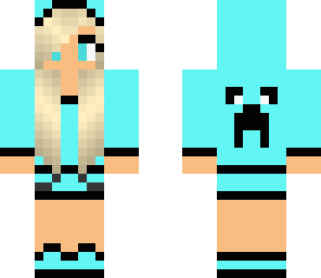 creeper hoddie girl
