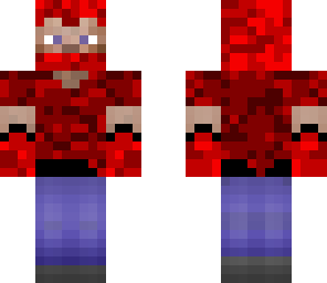 steve red creeper