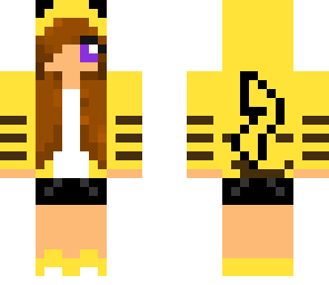 edited pikachu girl
