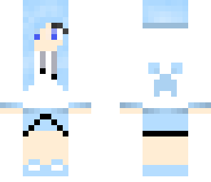 blue creeper girl