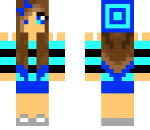 cute blue girl