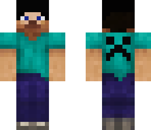 hd steve_with_creeper