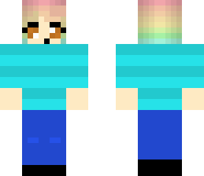 me with rainbow hair