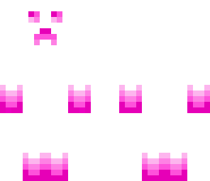 pink and white creeper