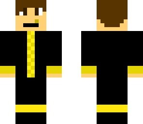 finished black yellow dress dude